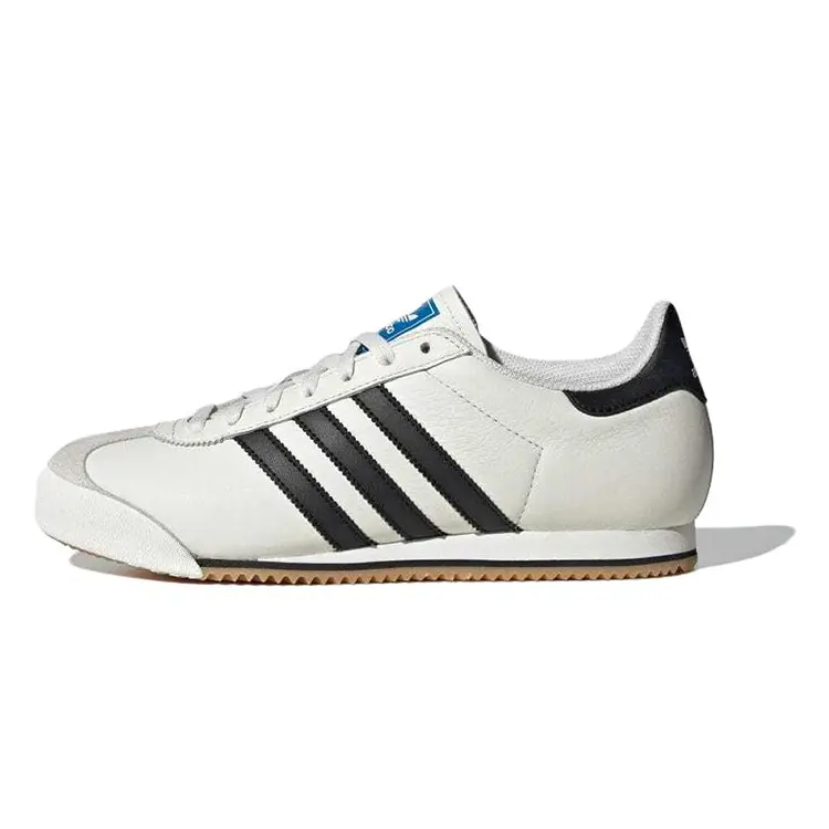 Adidas Originals K74 Kick Comfortable Classic Toe Sneakers Low Top Unisex Beige Black Verifiable, with credentials and supporting global authentication