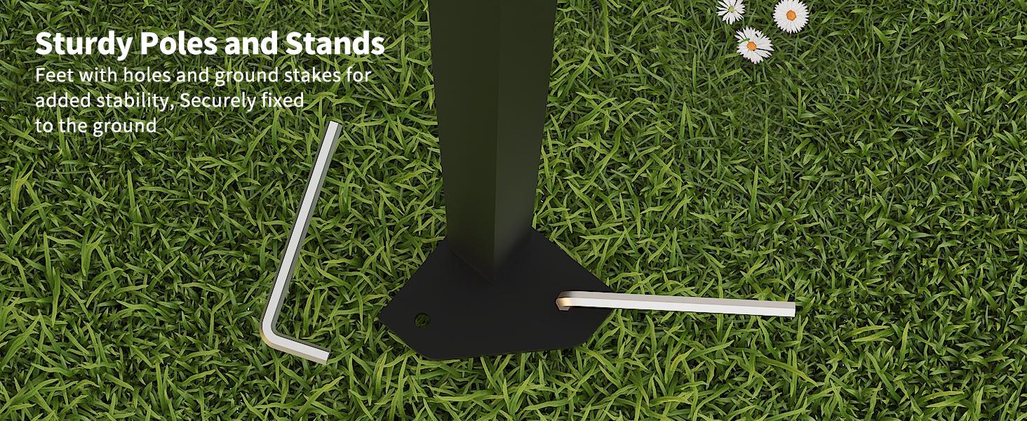 13x13FT Pop-Up Gazebo, Hexagonal Outdoor Canopy Tent with Mosquito Netting, Dual Vent Roof Awning with 6 Sided Sun Shelter, UV Resistant Height Adjustable for Patio, Backyard - Light Khaki + Beige