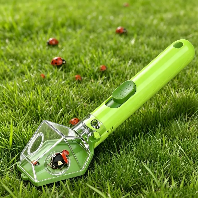 Portable Handheld Insect Catcher With 6X Magnifying Lens Outdoor Exploration Display Observer Box Multifunctional Kids Bug Catcher Ladybugs Insect Trap