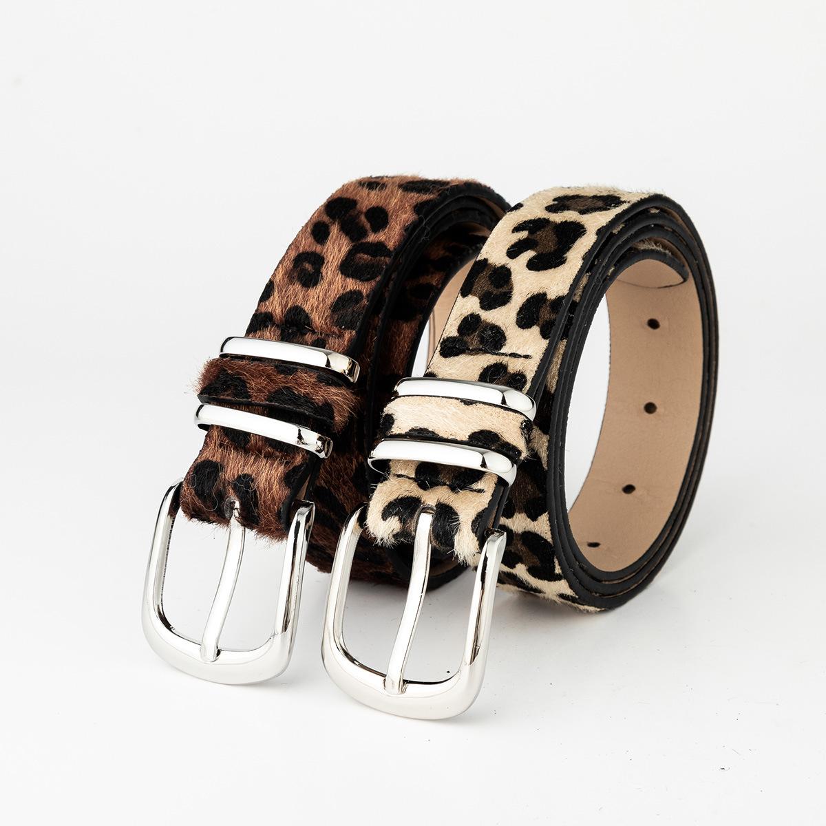 Four-season Y2K pin buckle snake print belt, spicy girl leopard print subculture millennium accessory, simple punk leather belt for women