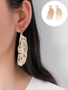 1 Pair European American Long Tassel Earrings, Classic Simple Female Ear Jewelry, Distinctive Design Ear Decor, Fashion Accessories for Daily Looks, Dating, Parties and Street Wear, Nice Gift Choice