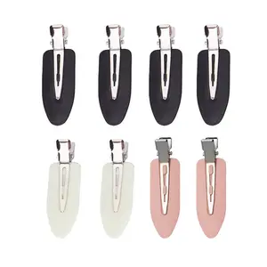 Home Supplies 8 pieces No Bend Hair Clips for unisex, No Crease Hair Clips for Hair Styling and Makeup Application