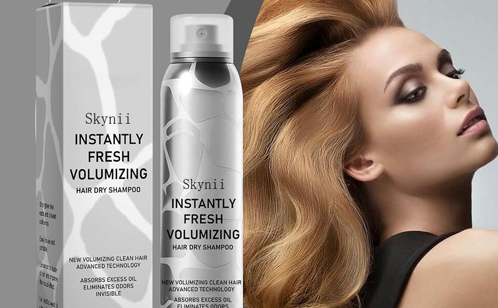 Skynii Hair Dry Shampoo for Women, Instantly Fresh Volumizing Hair Dry Shampoo, Instantly Absorbs Excess Oil, Volumizing for All Hair Types, Refreshing And Non-Greasy