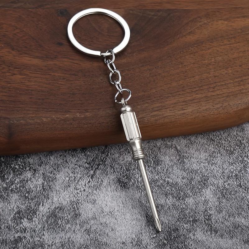 5pcs Multifunctional Tool Keychain – Creative & Practical Metal Keychain Pendants for Men & Women Perfect Small Gift for DIY, Outdoor Adventures & Everyday Use