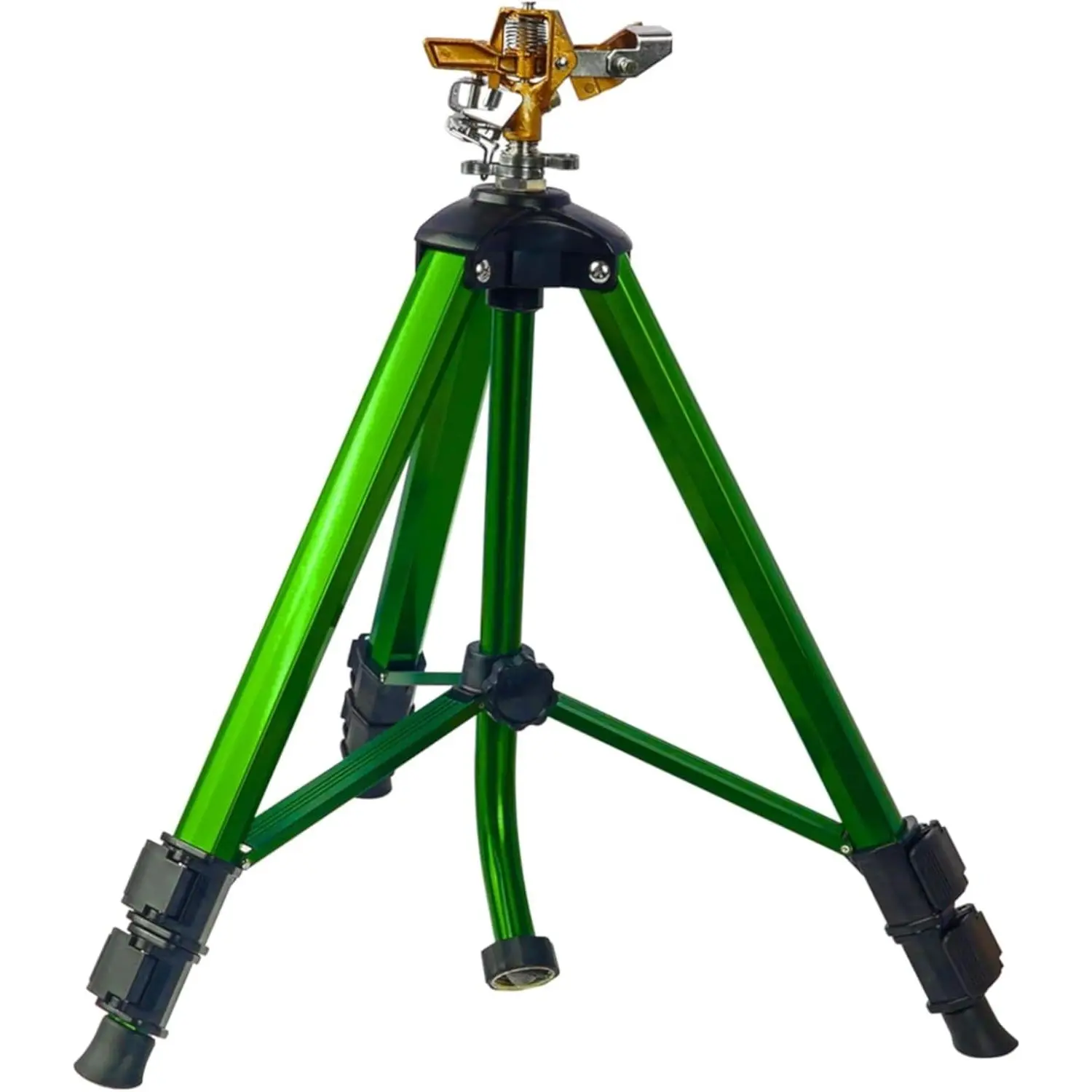 Sprinkler  Tripod Base, Tripod Sprinklers with , 360  Large Area Irrigation with Extension  Flip Locks, Heavy Duty 3/4" Connector for Lawn Yard Garden