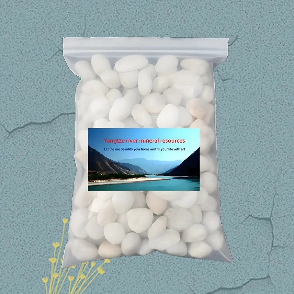 High-Quality Natural River Stones, Glossy Decorative Aquarium Gravel, Durable Stone for Garden Paths, Flower Beds, Home Decor, Planters, Fish Tanks