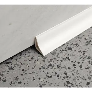 Flexible, Peel and Stick Wall Molding Trim Caulk Strip Self Adhesive Corner Trim Moulding for Ceiling, Backsplash, Tile , Countertops, Baseboard, Counters, Floor and , White, 10