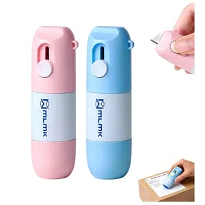 2-In-1 Box Cutter & Thermal Paper Eraser Pen, Liquid Redacting Tool, Ideal for Printing Text Coverage, Efficient Data Erasure Solution