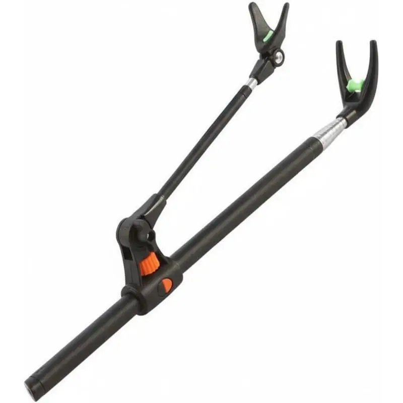 Fishing Rod Bracket Stainless Steel Adjustable Telescopic Rod Holder Multi Directional Fishing Pole Stand Silicone Roller Head Suitable for Outdoor Fishing