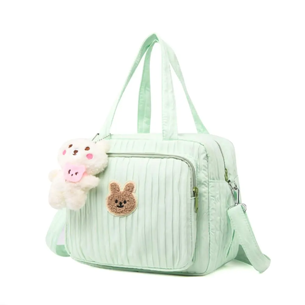 Baby Diaper Bag Tote, Mom Bag Crossbody Diaper Bags Baby Travel Bags  Girl Pañaleras Para Bebe (Green, Small)