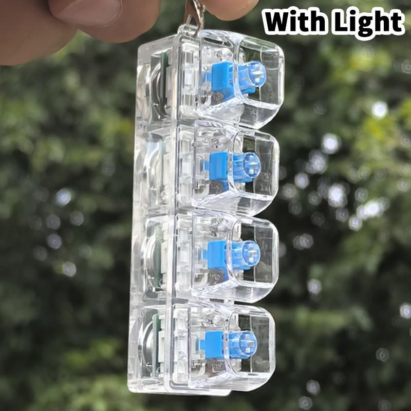 keyboard fidget clicker keys decompression toy keychain pendant