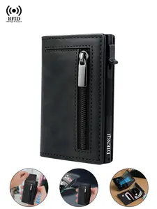 Rfid Credit Card Hold Wallet Money Money Clip Cardholder Minimalist Bank Cardholder Automatic Pop Up Wallets for Men, Gift for Boyfriend