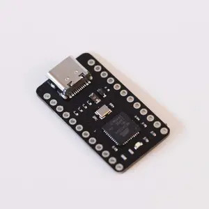 Pro Micro MCU with USB-C & DFU bootloader (ATmega32U4, 5V/16MHz) (Black)