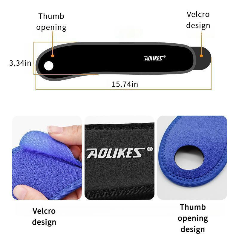 2 Pcs Wrist Compression Strap and Wrist Brace Sport Wrist Support for Fitness, Weightlifting, Tendonitis, Carpal Tunnel Arthritis, Pain Relief-Wear Anywhere-Adjustable