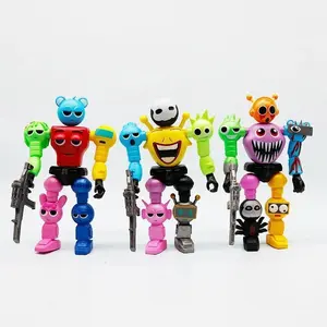 2026 hot item *//Rhythm Box Robot Joint Mobile Assembly Worker Game Doll Surrounding Model Ornament Toy