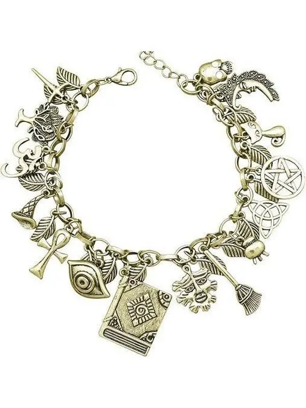 Halloween Night Punk Style Alloy Bracelet, Halloween Bracelet, Christmas Gift Jewelry