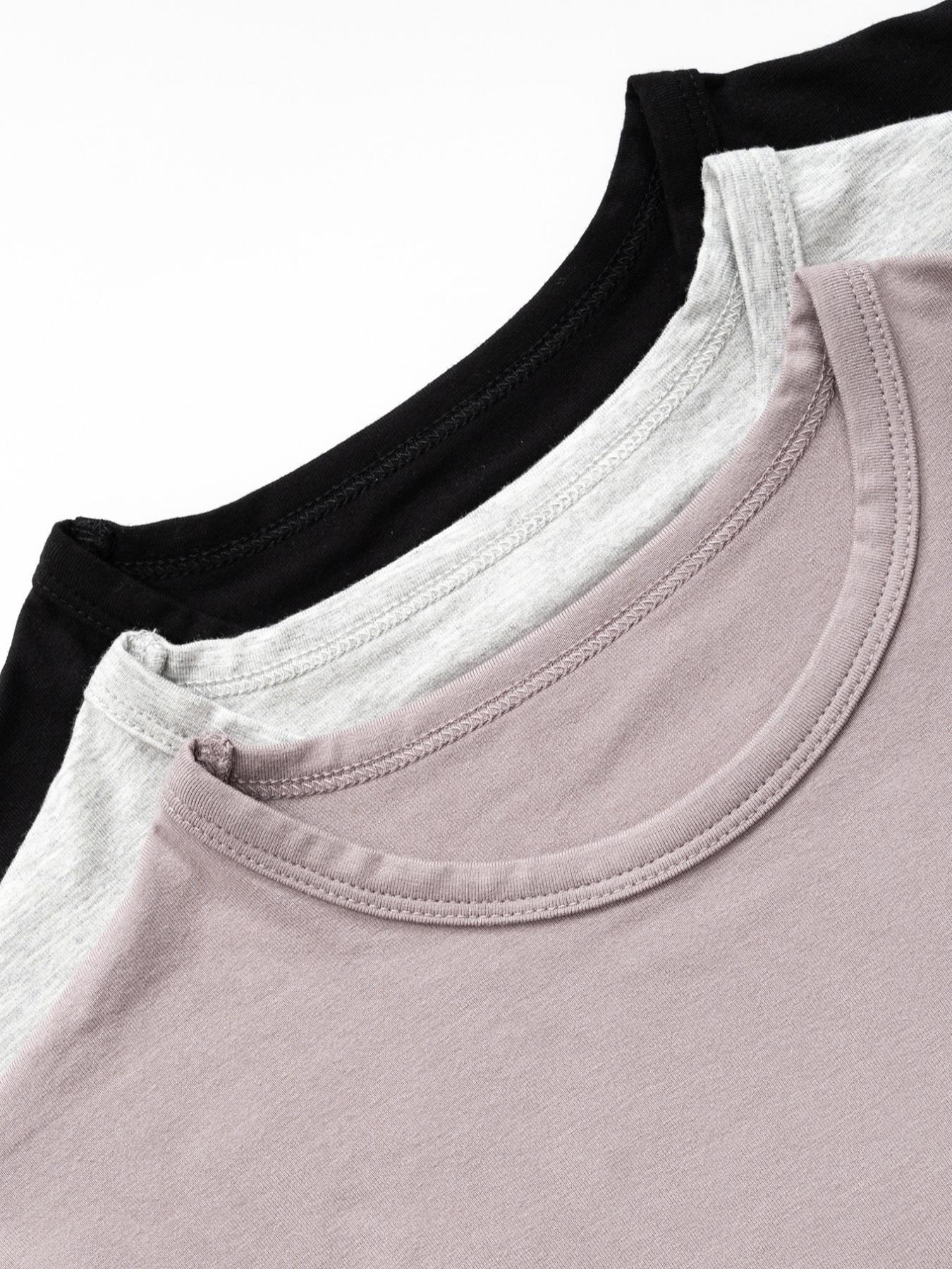 Women's Solid Color Top & Skinny Shorts Breathable Loungewear Set, Casual Comfy Short Sleeve Tee & Shorts Set, Ladies Sleepwear for All Seasons