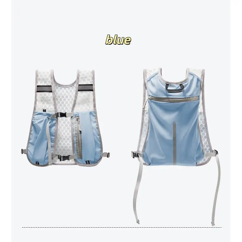 Running Vest Backpack for Women Men Breathable Lightweight Backpack Marathons Hydration Water Chest Pack for Runs Hiking Cycling