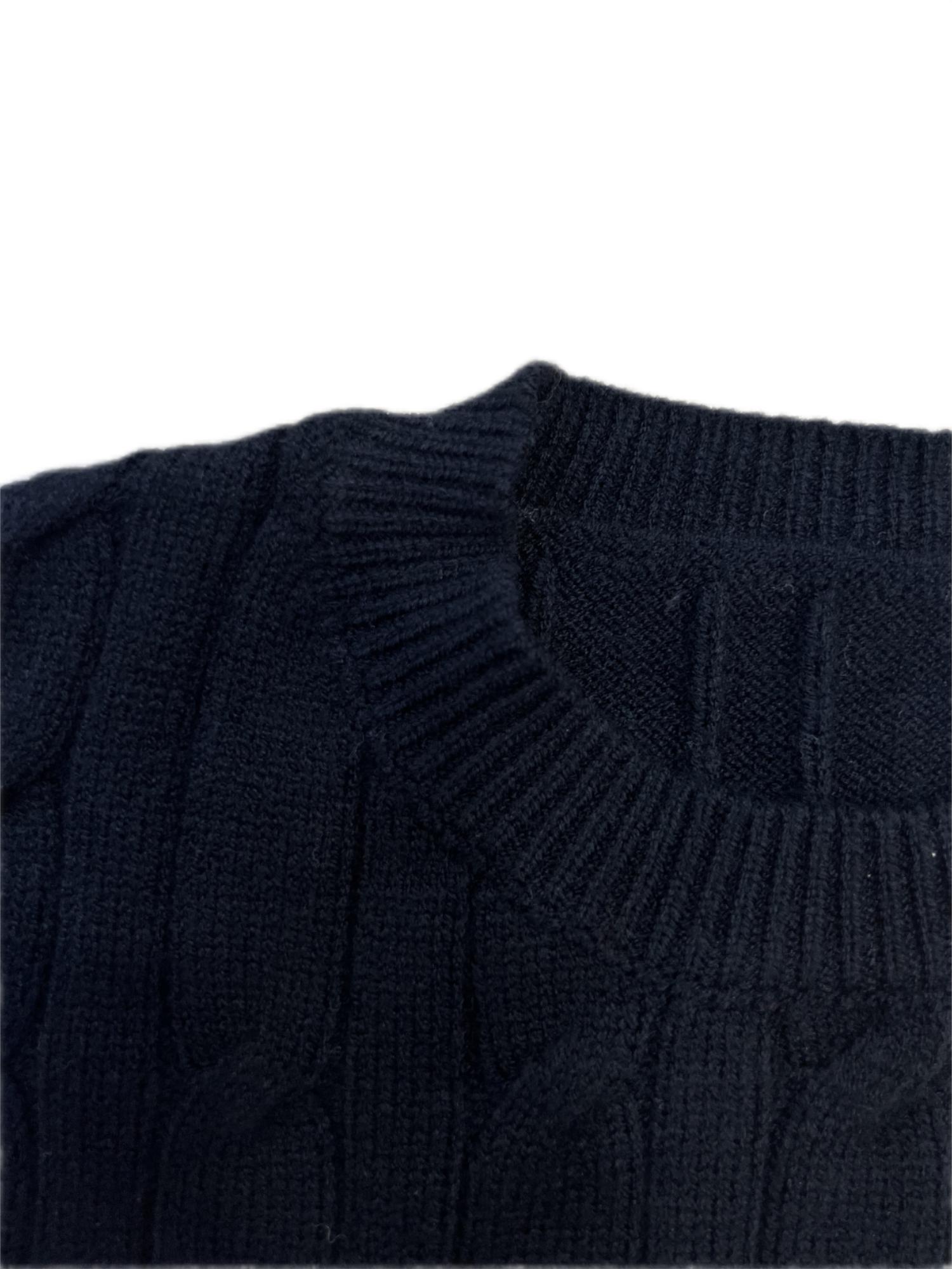 Joyfunear Women's Cable-Knit Loungewear Set - Crew Neck Sweater & Wide-Leg Pants for Everyday Comfort and Style