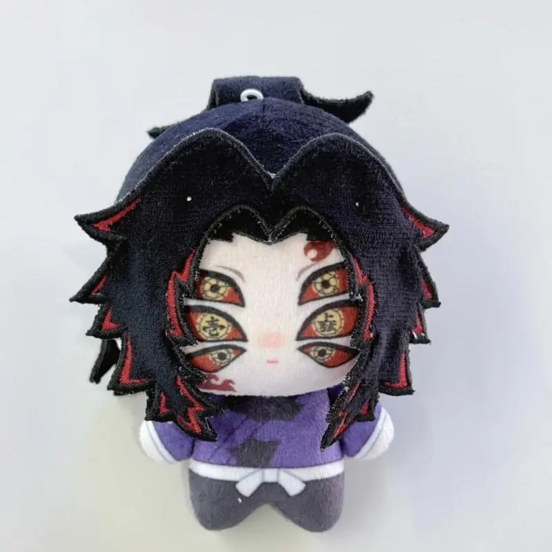 10cm ‌Demons Slayers Kimetsu No Yaiba Kokushibo Plush Toy Bag Pendant Douma Cosplay Stuffed Doll Anime Fans Birthday Gift