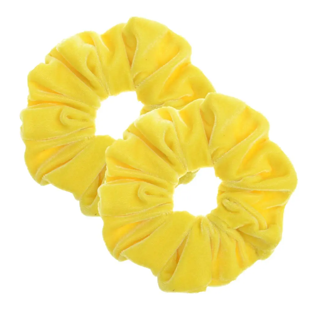 2 count  Color Large Size Scrunchies for Hair Women Hair Elastic Bands