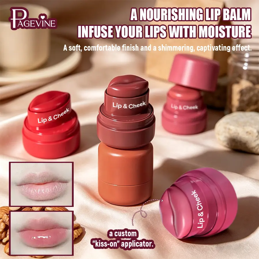 2in1 Lip Color Powder Blusher Lip Mask Facial Powder Blusher Lip and Cheek Lipstick Lip Color Lip Essentials
