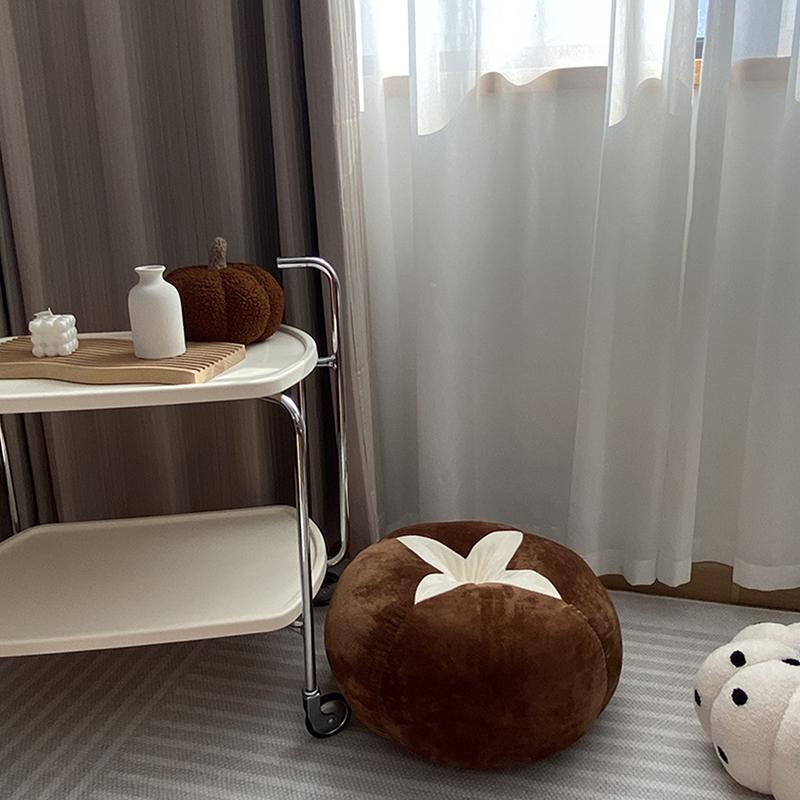 Bay Window Tatami Floor Thickened Butt Cushion Round Tomato Tomato Pillow Vegetable Mushroom Persimmon Futon Cushion