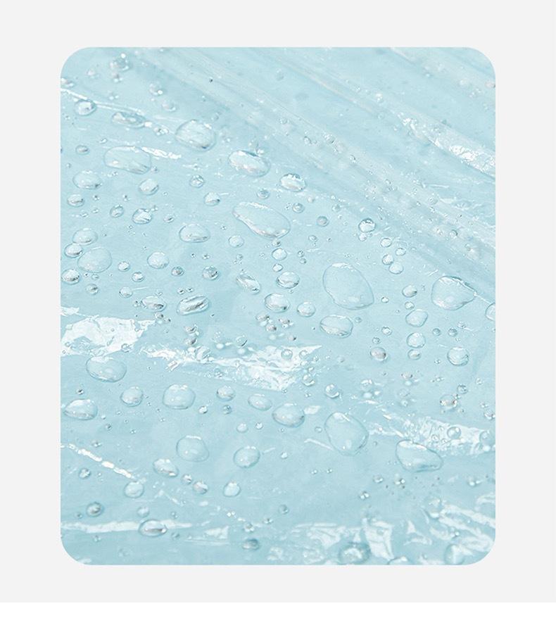 Disposable card-style raincoat, long, full-body, transparent, thickened, rainproof, women's adult portable raincoat, waterproof