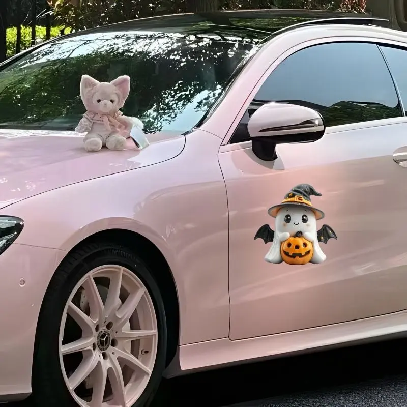 Halloween Car Stickers, Witch Ghost Body Decals, Window Bumper Stickers, Creative Decoration, 1pcs, Fun & Unique Design