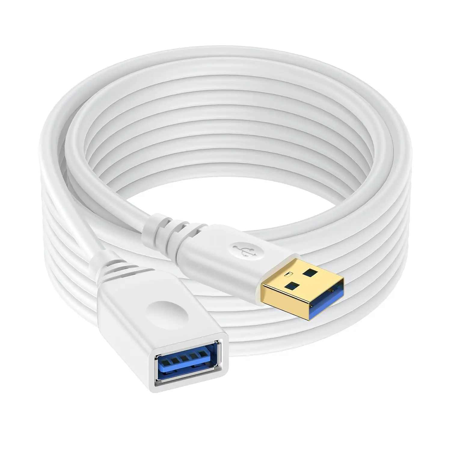 10FT USB Extension ,USB 3.0 Extender USB-A Extension Cord Type A Male to Female  Data Transfer for PC,Keyboard,,Flash Drive,Webcam,,Hard Drive,Printer,Headset,USB Hubs,Camera