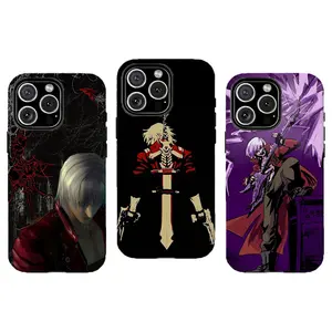Dante Devil May Cry Skeleton Split Design Phone Case,For iPhone 11 12 13 14 15 16 17 pro max for Samsung S26 S25 S24 S23 S22 S21 phone Cases,Gifts For Fans Men Women,phone cases