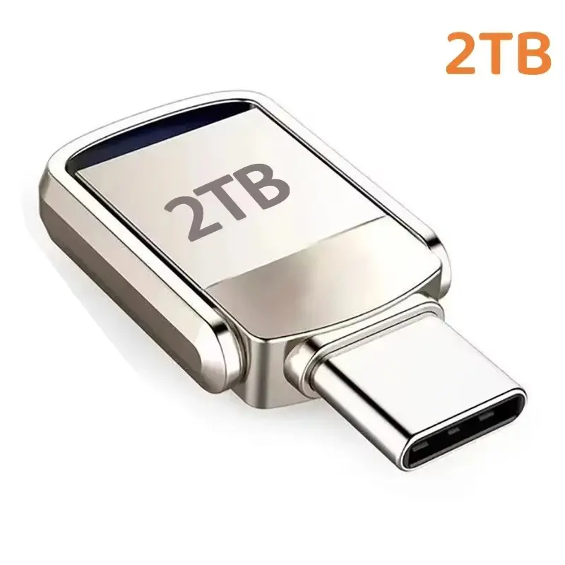 USB Adapter Flash Drive 2TB 3.2 Type C PenDrive Memory Stick   2TB Pen Drive Flash Disk for PC Smartphone Storage U Disk