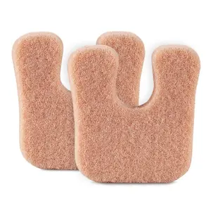 2pcs/Sheet 10 Sheets, U-Shaped Foot Pads, Soft Felt Material, Heel Protection, Relieves Bottom Pain and Blisters, Horsehoe Design, Prevents Calluses