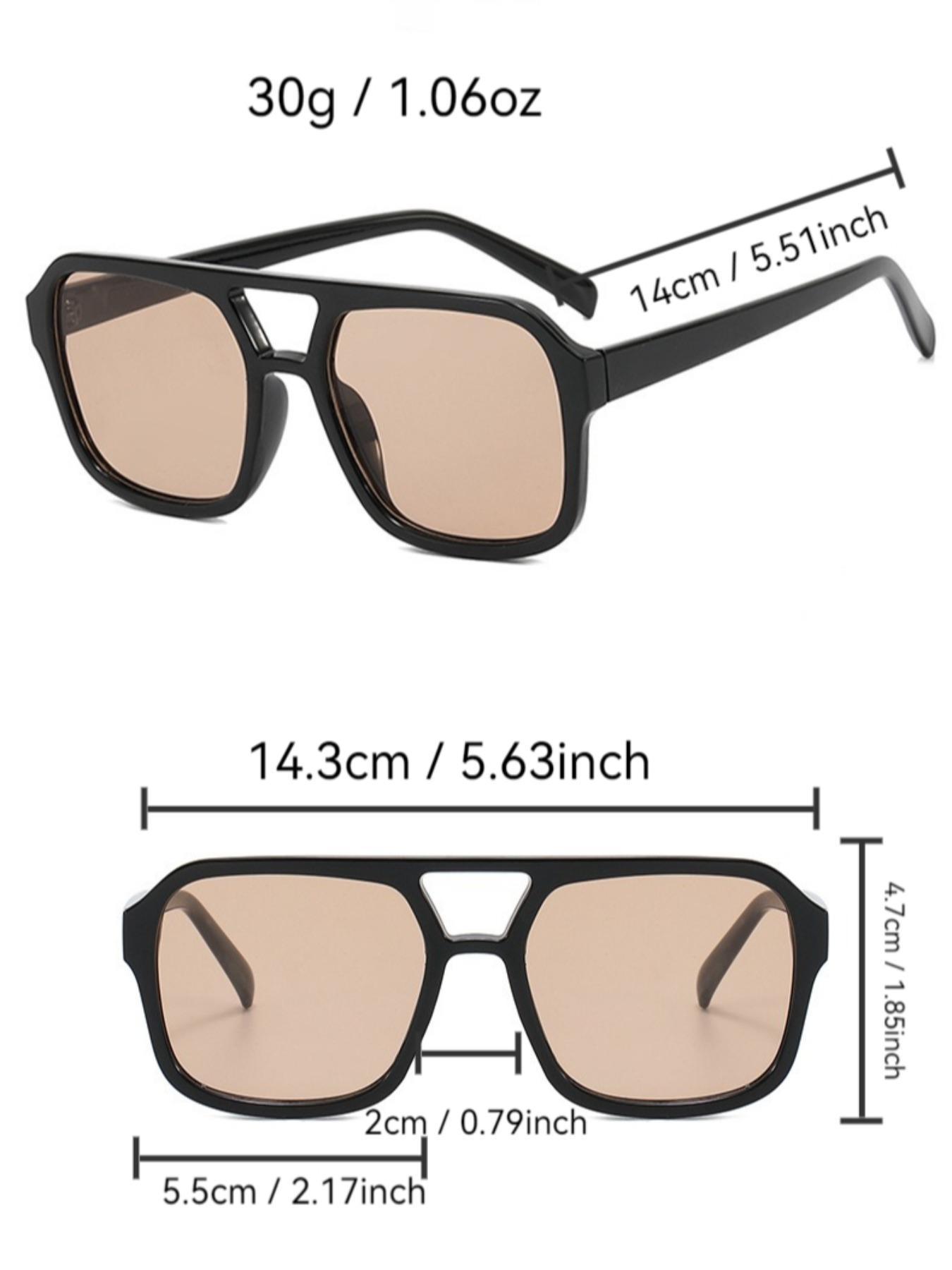 Geometric Frame Glasses, Trendy Casual Glasses for Everyday Use, Fashion Accessories for Outdoor Activities, Trendy Beach Eyewear, Trendy Shades