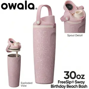 Owala Birthday Bash - Coastal Bohemian 30oz FreeSip Sway Sports Water Bottles