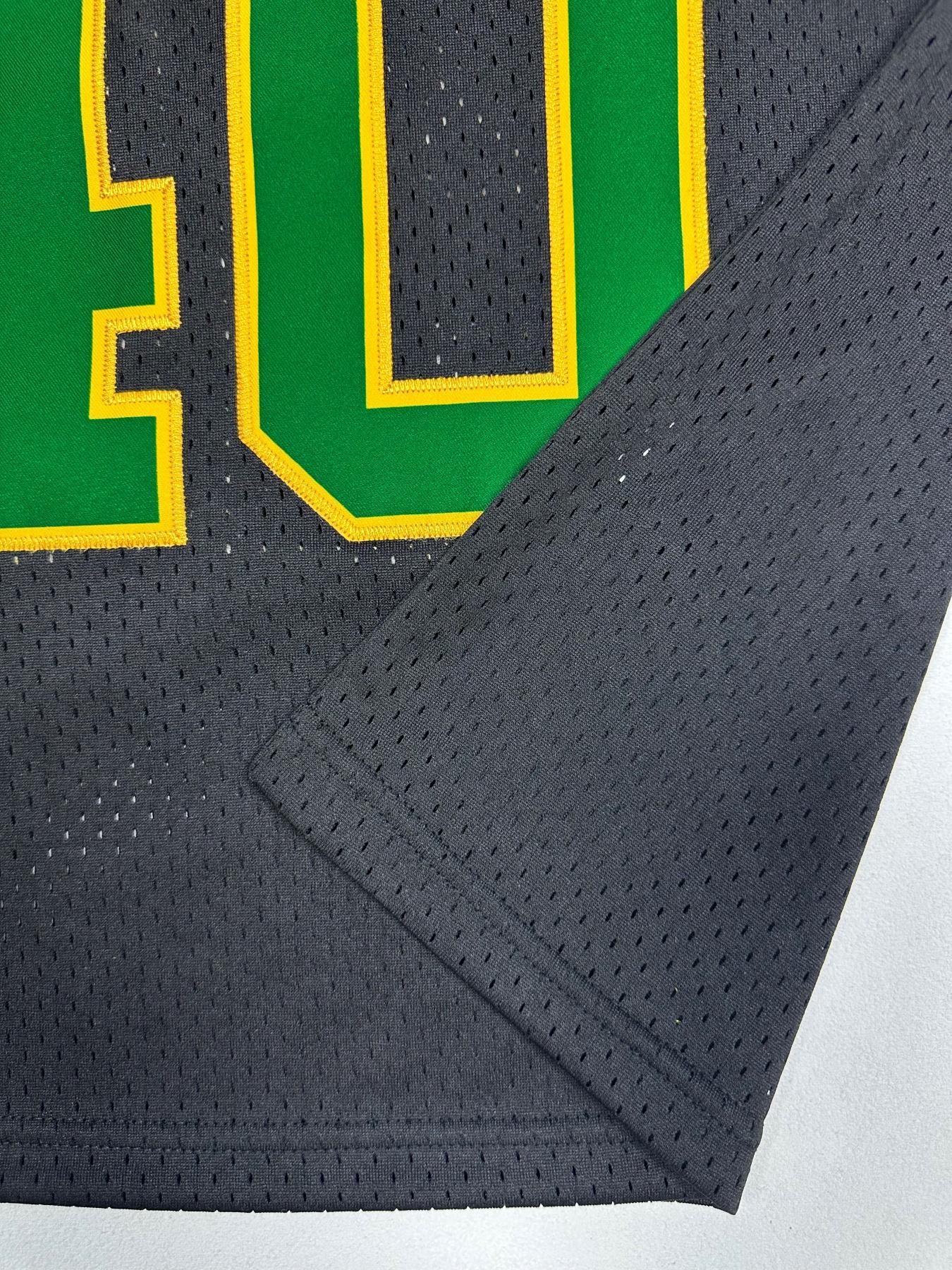 Mens #40 Sports Basketball Black Lightweight Jersey, Breathable Sleeveless Pattern Embroidery Sweatshirt Training Competition Sports Uniforms Suitable for Summer