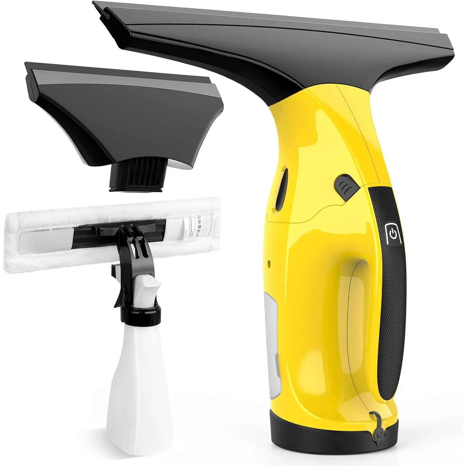 Rechargeable Window Vac, Electric Window Vacuum , with 11 in. and 6.7 in.  , Cordless Window Vacuum Cleaner Set for Cleaning Windows, Shower Doors, Mirrors, Tiles