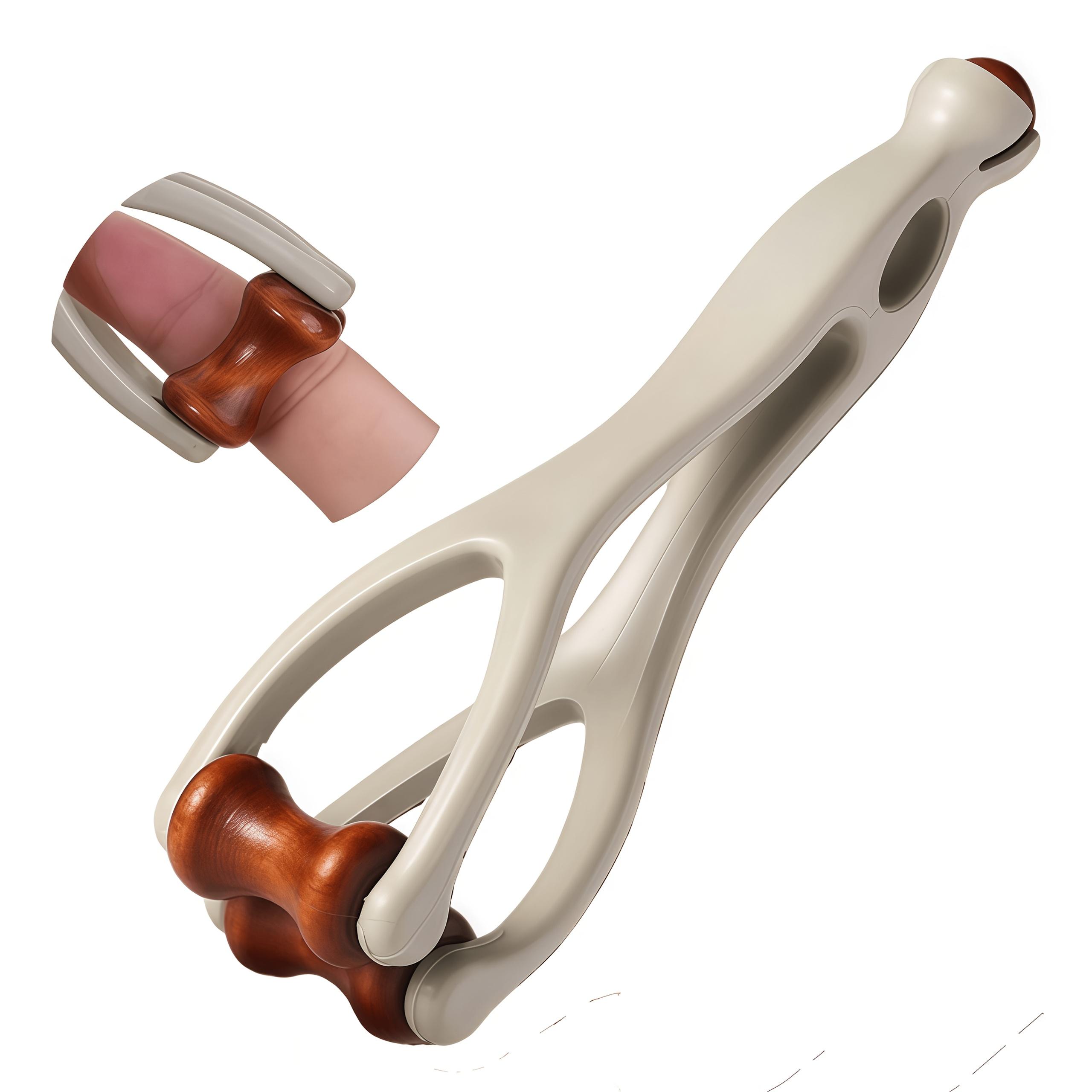 Finger Massager, Hand Massager for and Carpal Tunnel.Dual-sided Hardwood Massage Roller Tool for Circulation, Trigger Finger, Hand,, Stress.