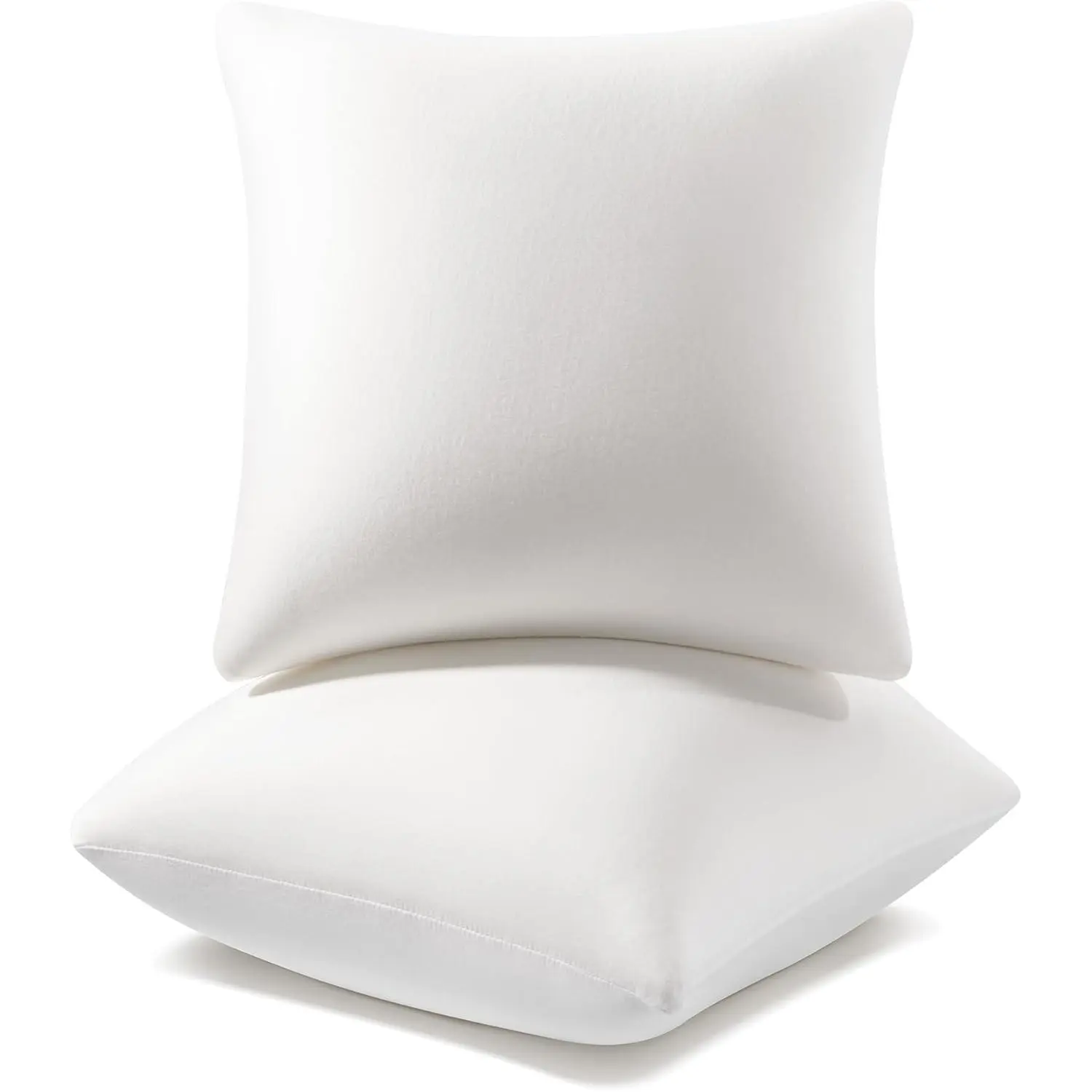 18 ×18 Pillow Insert (Pack of 2) Memory Foam Square Throw Pillow Insert Sham Decorative Cushion for Bed Couch Sofa No Deformation After Longtime Use