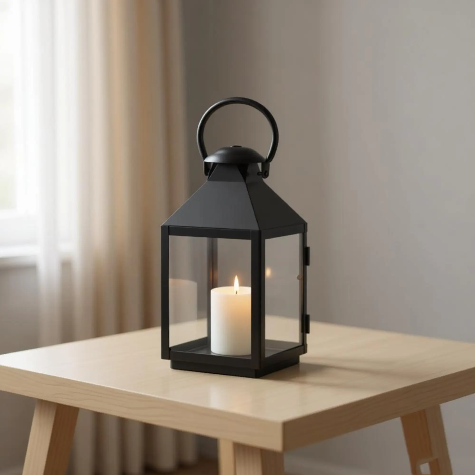 Outdoor Lanterns for Porch Floor Lantern Decorative Indoor Candle Holder for Fireplace Front Porch Patio Modern Home Decor