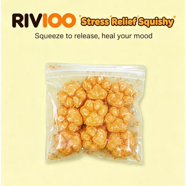 RIVIOO Fried nine cat claws pinch music slow rebound decompression children's toys super soft mud cartoon puzzle pinch music