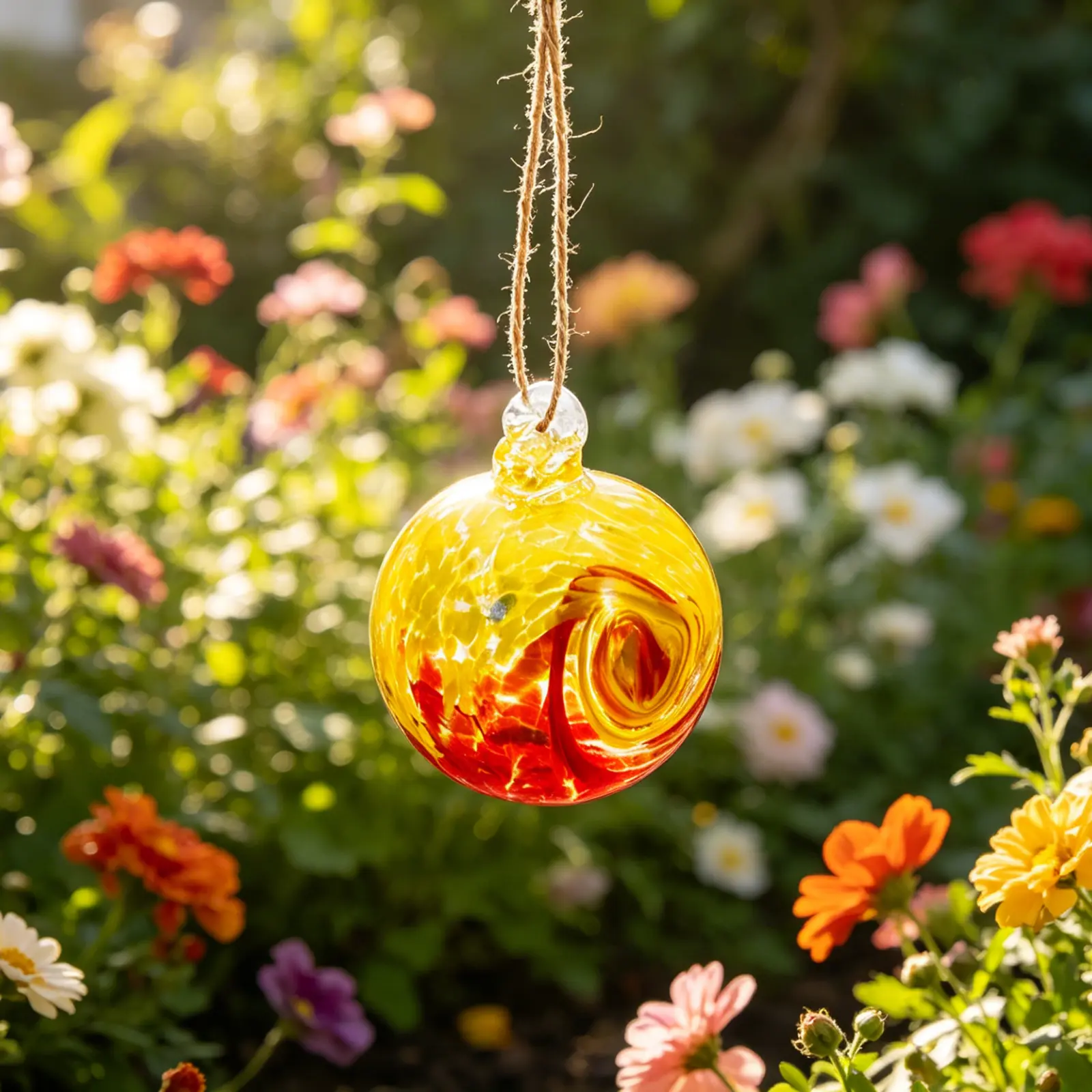 Handmade glass ball decorations, Halloween and Christmas ornaments, decorative hanging decorations, indoor and outdoor, garden, and courtyard holiday decorations