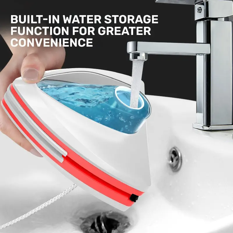 New Window Cleaning Tool with Water Tank, Professional Style Dual-Sided Strong Magnet, Adjustable Magnetic Force, Efficient Cleaning