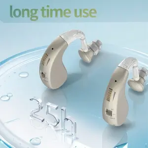 Hearing Aid for Seniors Adults, Rechargeable Hearing Amplifiers with Volume Control
