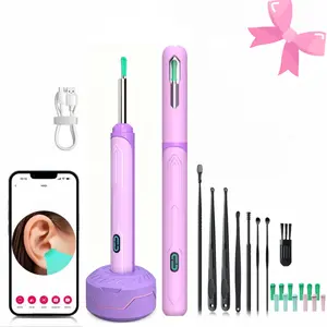Earwax Removal Tool Kit, Earwax Remover, Ear Cleaner Tool with 360° High-Definition Camera,Portable Ear Cleaner Tool with 6 LED Light& 12Ear Spoon and Storage Case, iOS & Android,Waterproof, Ear Cleaning Tool, Holiday Gift Set