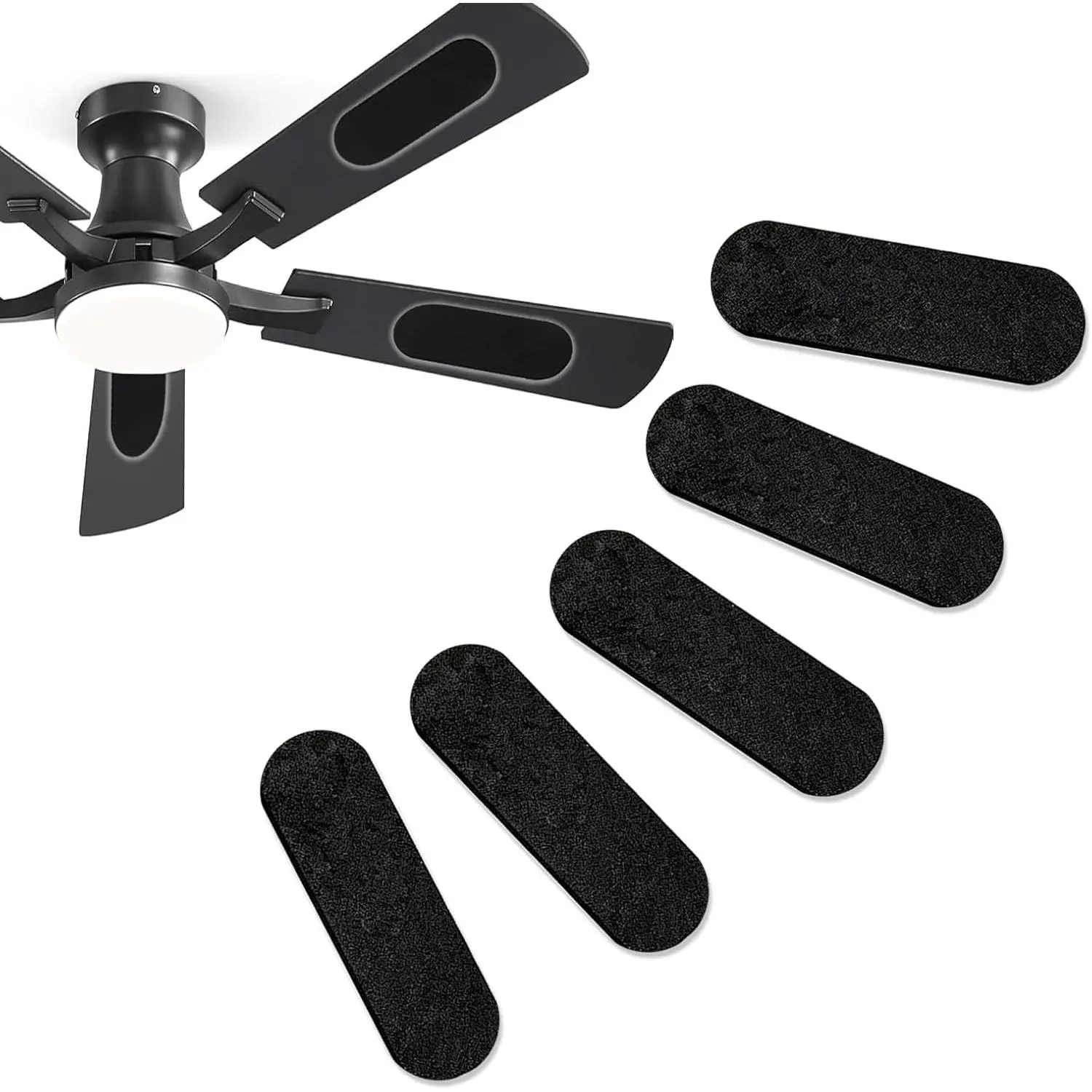 Fanluter Ceiling Fan Filters for  5 PackCeiling Fan Air Purifier Pads |  Activated Carbon Ceiling Fan Filters for , Fan Filters for Dust, Dander & Odors- Improves Air Quality