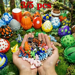 Surprise Multicolor Dragon Sculpture, Random Color Design, Perfect for Easter, Christmas, Halloween Decor, Party Gifts, Ideal Present for Family and Friends