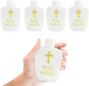 5Pcs 60ml Empty Holy Water Plastic Bottles Containers