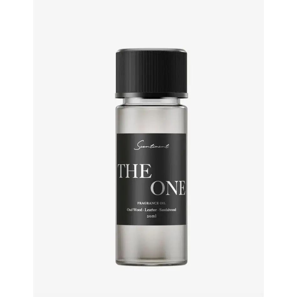 The One Diffuser Oil - Premium Hotel with Notes of Cardamom, Leather, Lemon with Cinnamon & Sandalwood Home Scent, Hotel Fragrance Oil Diffuser Refill - 0.68 fl oz (20 mL)