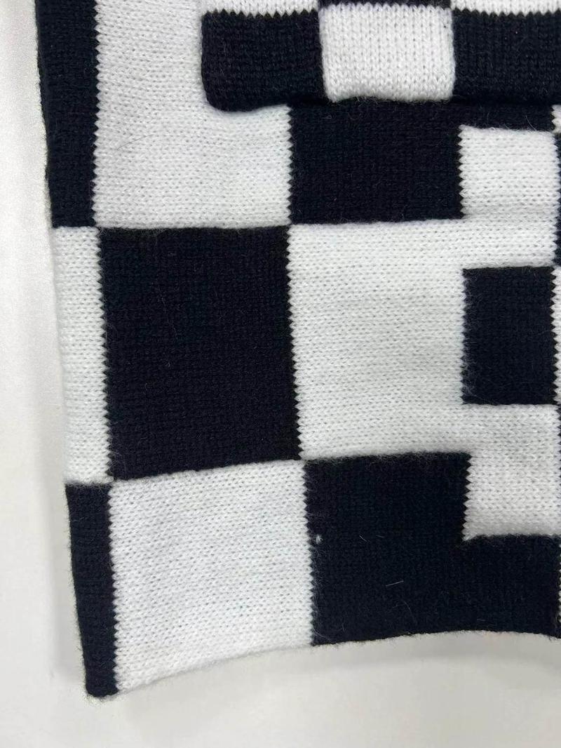 Women's Plaid Print Pocket Drop Shoulder Sweater Cardigan, Casual Long Sleeve Open Front Knitwear for Spring & Fall, Fashion Women's Knit Clothing for Daily Wear